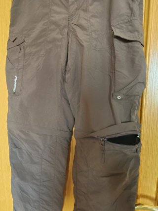 Pantalón senderismo convertible marrón