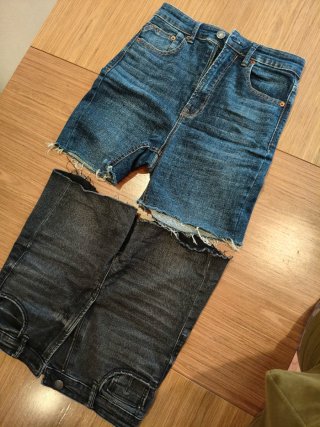 Shorts vaqueros Stradivarius
