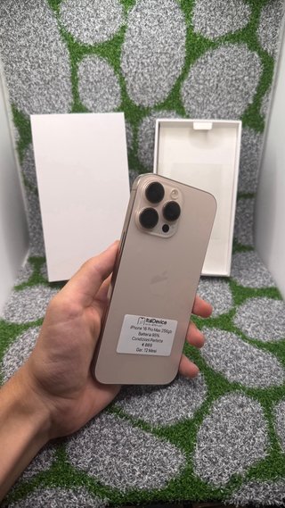 iPhone 16 Pro Max 256GB Gold - Batt 95% Perfetto