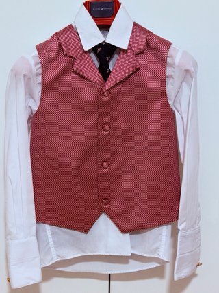 Traje Aviador Niño Comunión Blanco Azul 9-10 años