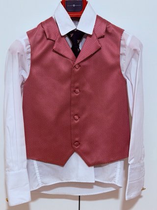 Traje Aviador Niño Comunión Blanco Azul 9-10 años