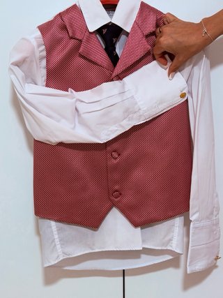 Traje Aviador Niño Comunión Blanco Azul 9-10 años