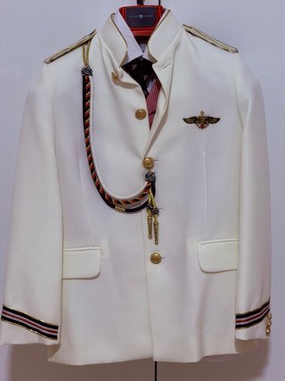 Traje Aviador Niño Comunión Blanco Azul 9-10 años