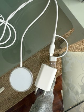 Cargador Magnético JSAUX 15W Blanco Iphone