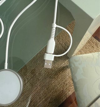 Cargador Magnético JSAUX 15W Blanco Iphone