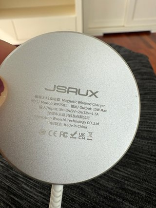 Cargador Magnético JSAUX 15W Blanco Iphone