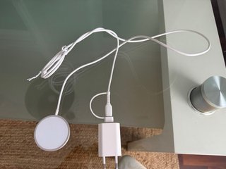 Cargador Magnético JSAUX 15W Blanco Iphone
