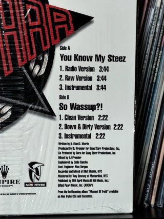 Vinilo Gang Starr - You Know My Steez 12" 1997