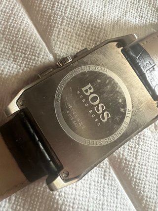 Relógio Boss Masculino prateado e Preto