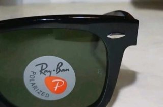 Ray-Ban Wayfarer Polarizzati 54 18  Lenti verdi