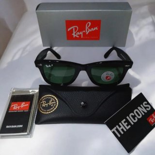 Ray-Ban Wayfarer Polarizzati 54 18  Lenti verdi