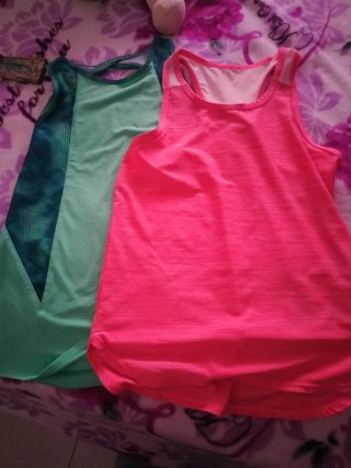 Conjunto 2 Camisetas Deportivas Mujer