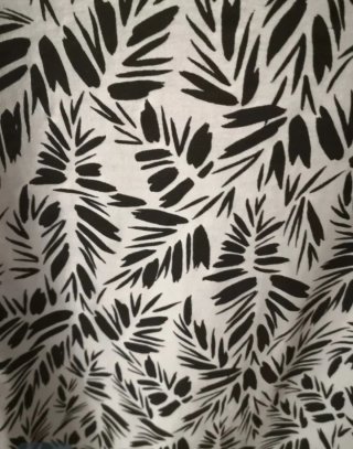 Camiseta estampada hojas talla XL