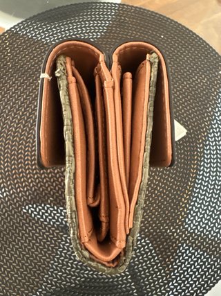 Cartera Parfois Marrón y Verde Oliva