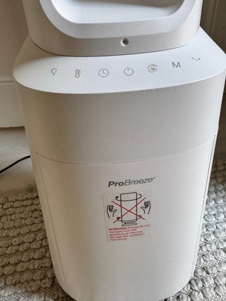 Ventilador Torre Purificador HEPA + wi-fi