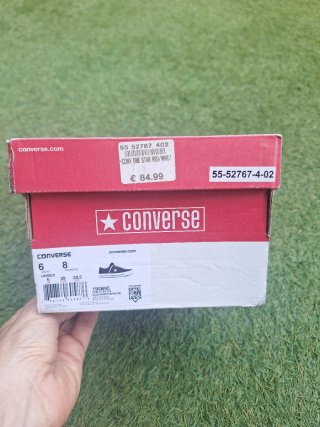 Converse Piel/ante Rojo Talla 39