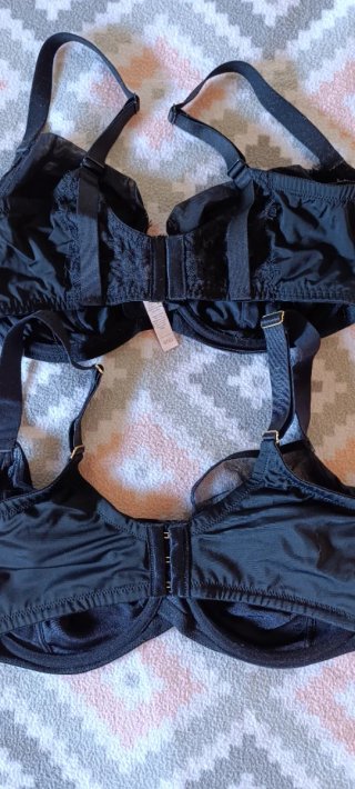 3 Sujetadores Negro Talla 85G