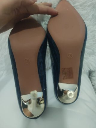 Zapatos de tacón azul marino 37