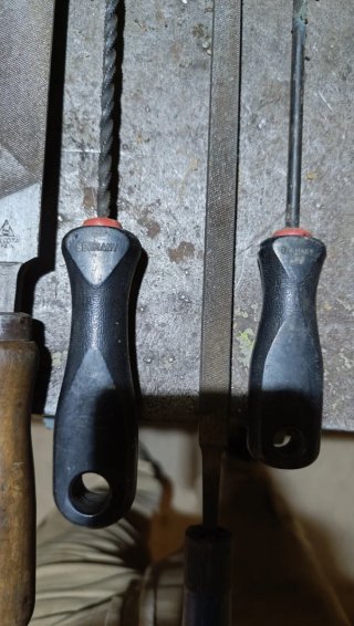 Limas de hierro para metal