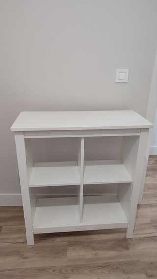 Estantería Ikea Hemnes 4 huecos blanca