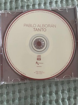 CD Pablo Alborán - Tanto