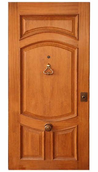 Puerta seguridad exterior madera