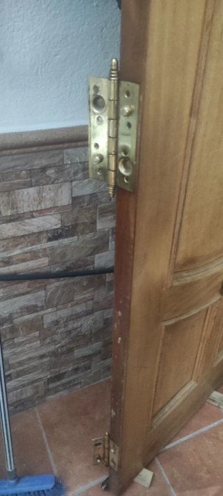 Puerta seguridad exterior madera