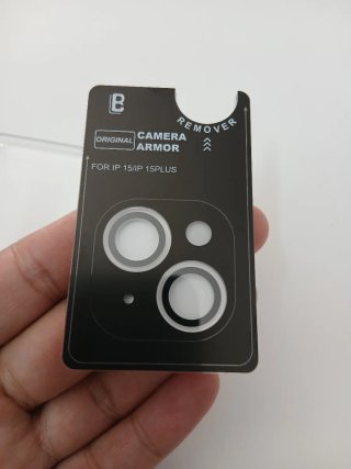 Protetor Lente Câmera Lens Shield IP 15/15 Plus