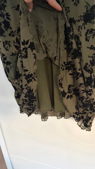 Vestido Rihoas Verde Estampado Floral Talla S/M