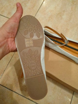 Bailarinas Bata Talla 36 Blancas