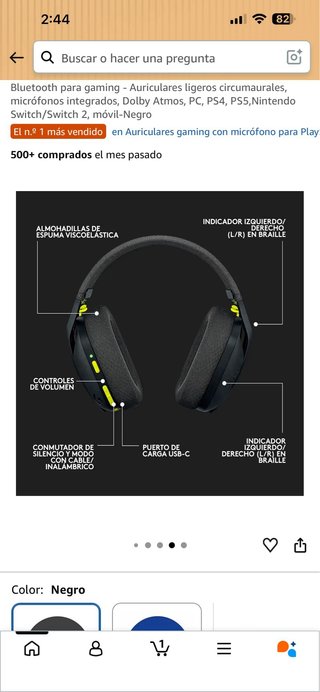 Auriculares Logitech G G435 LIGHTSPEED