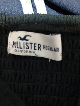 Vestido negro tirantes Hollister