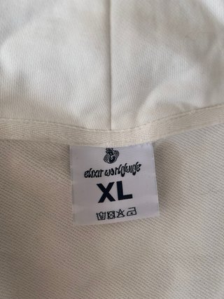 Chaqueta Elixir Blanca Zip Up Talla XL