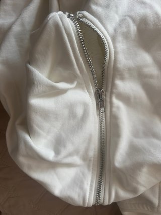 Chaqueta Elixir Blanca Zip Up Talla XL