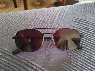 Gafas de sol aviador moradas y negras