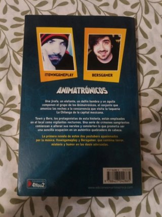 Libro Animatrónicos YouTubers