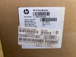 Monitor HP 27mq Ultrafino IPS Quad HD