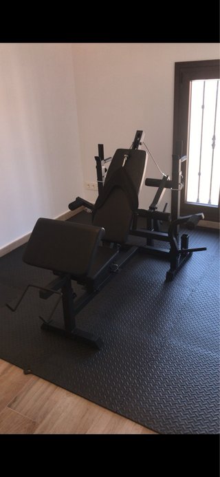 Banco Gimnasio Klarfit con extensión