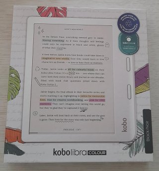 Ebook  Kobo Libra Colour 7" E Ink Kaleido 32GB