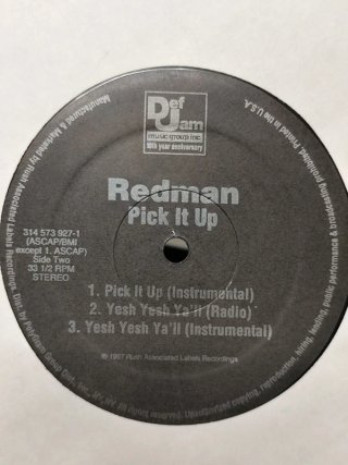Vinilo Rap Redman - Pick It Up/Yeah Yeah Ya'all 12