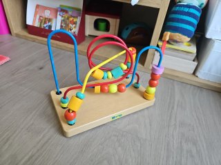 Juguete de Cuentas de Madera para Bebé