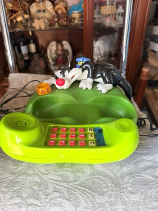 Teléfono Fijo Divertido Gato Silvestre