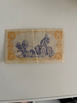 Billete 1 peseta República Española 1937