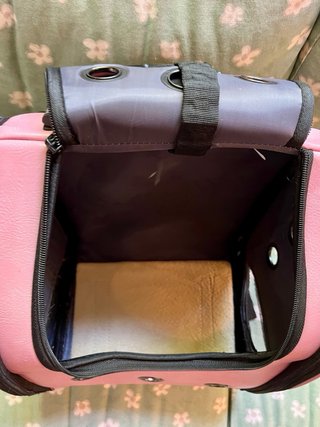 Mochila transportín gata/perra japonés, arnés.