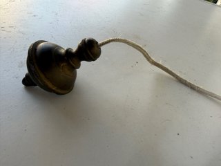 Plomada de bronce S.XIX esfera