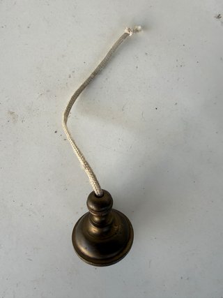 Plomada de bronce S.XIX esfera