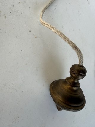 Plomada de bronce S.XIX esfera