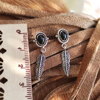 Pendientes Pluma Plata Ley 925