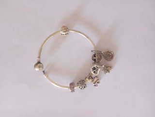 Pulsera Pandora Plata con Charms