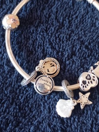 Pulsera Pandora Plata con Charms
